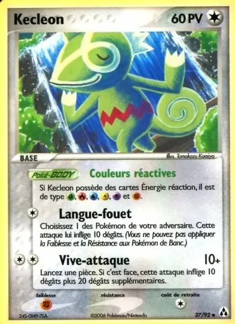 Kecleon [Reactive Colors | Tongue Whip | Quick Attack]