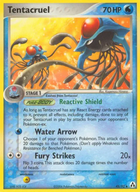 Tentacruel [Reactive Shield | Water Arrow | Fury Strikes]