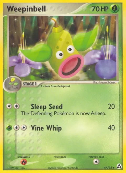Weepinbell [Sleep Seed | Vine Whip]