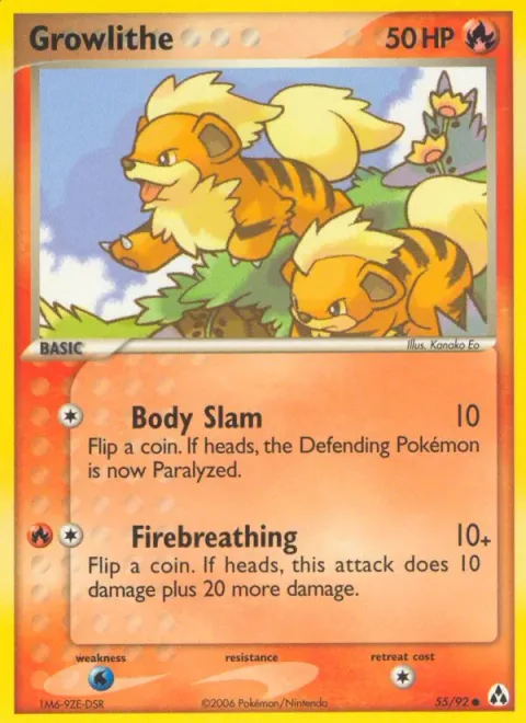 Growlithe [Body Slam | Firebreathing]