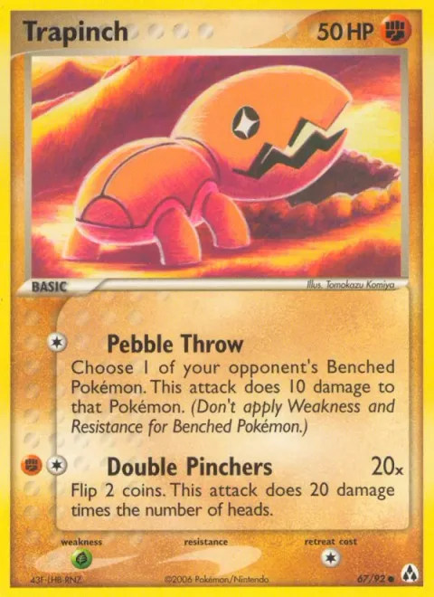 Trapinch [Pebble Throw | Double Pinchers]