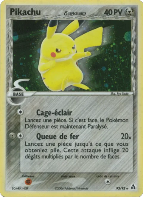 Pikachu δ Delta Species [Thunder Wave | Iron Tail]