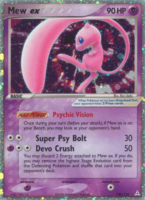 Mew ex [Psychic Vision | Super Psy Bolt | Devo Crush]