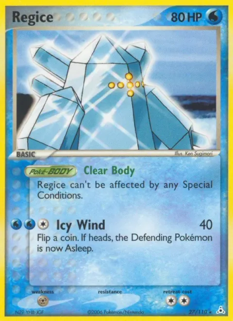 Regice [Clear Body | Icy Wind]