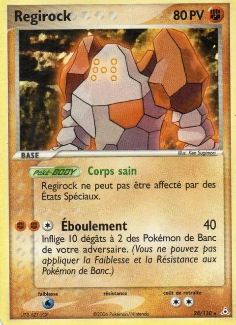 Regirock [Clear Body | Rock Slide]