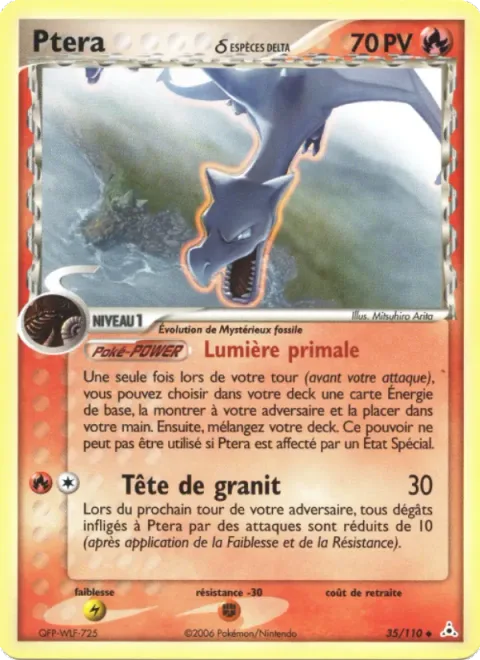 Aerodactyl δ Delta Species [Primal Light | Granite Head]