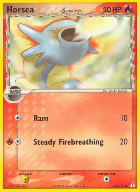 Horsea δ Delta Species [Ram | Steady Firebreathing]