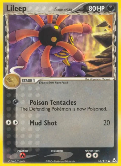 Lileep δ Delta Species [Poison Tentacles | Mud Shot]