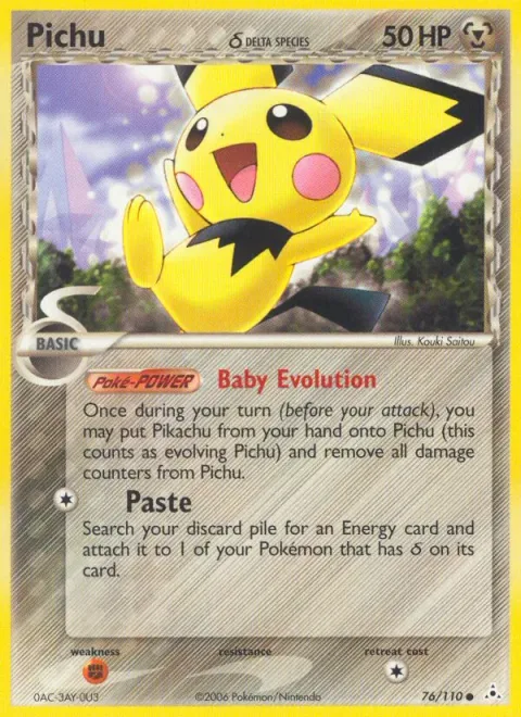 Pichu δ Delta Species [Baby Evolution | Paste]