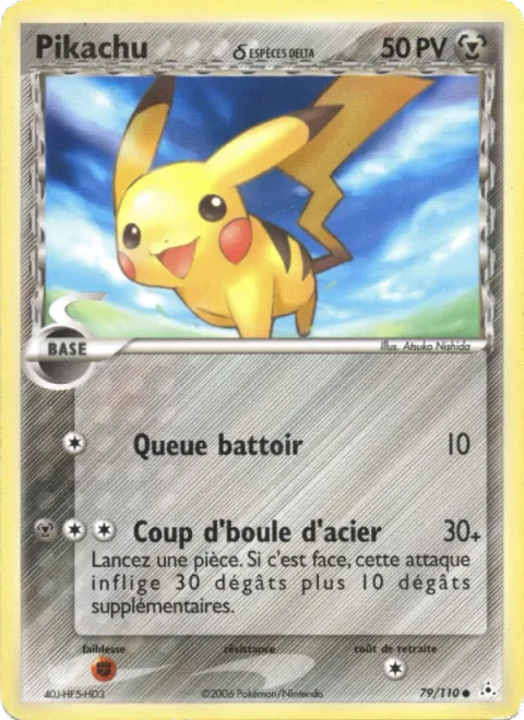 Pikachu δ Delta Species [Tail Whap | Steel Headbutt]