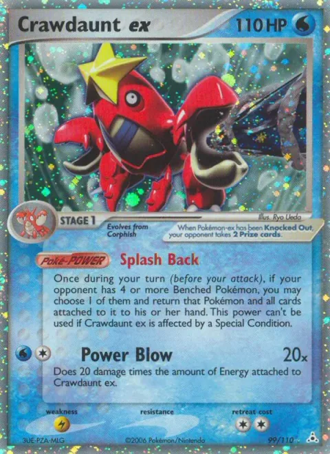 Crawdaunt ex [Splash Back | Power Blow]