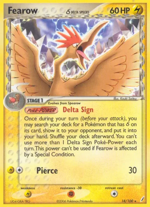 Fearow δ Delta Species [Delta Sign | Pierce]