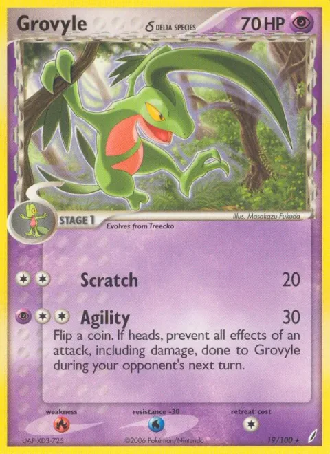 Grovyle δ Delta Species [Scratch | Agility]