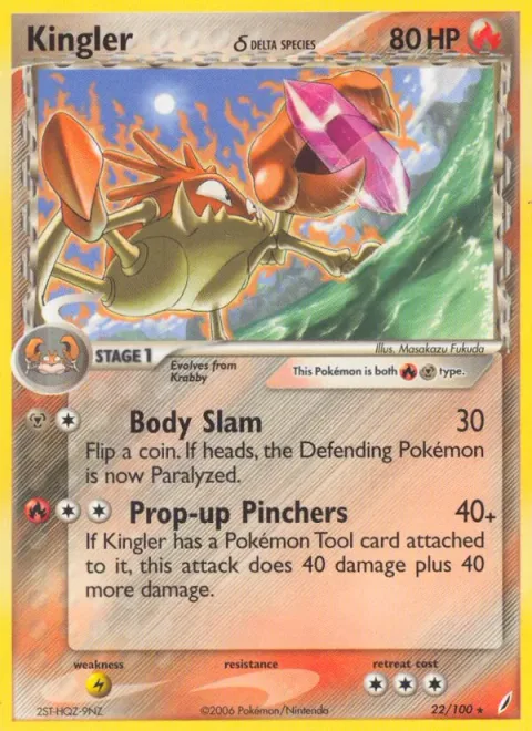 Kingler δ Delta Species [Body Slam | Prop-up Pinchers]