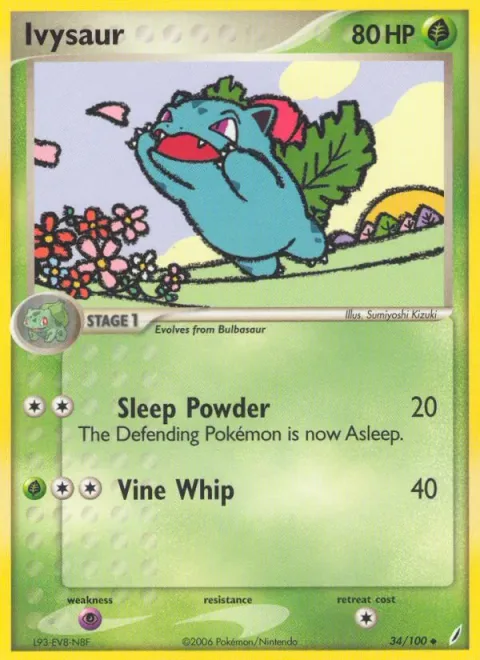 Ivysaur [Sleep Powder | Vine Whip]