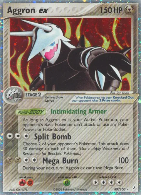 Aggron ex [Intimidating Armor | Split Bomb | Mega Burn]