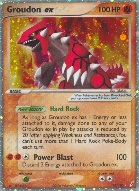Groudon ex [Hard Rock | Power Blast]