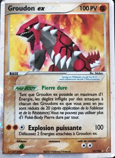 Groudon ex [Hard Rock | Power Blast]