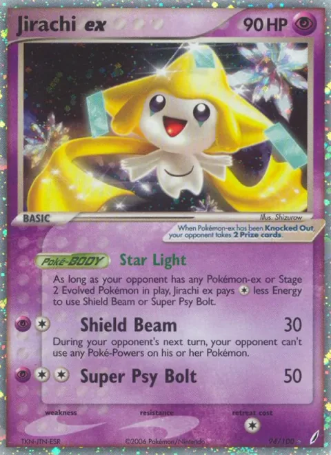 Jirachi ex [Star Light | Shield Beam | Super Psy Bolt]