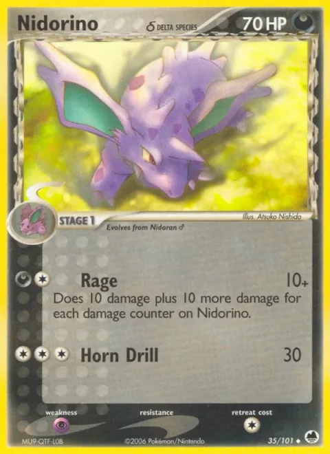 Nidorino δ Delta Species [Rage | Horn Drill]