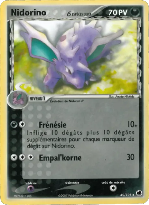 Nidorino δ Delta Species [Rage | Horn Drill]
