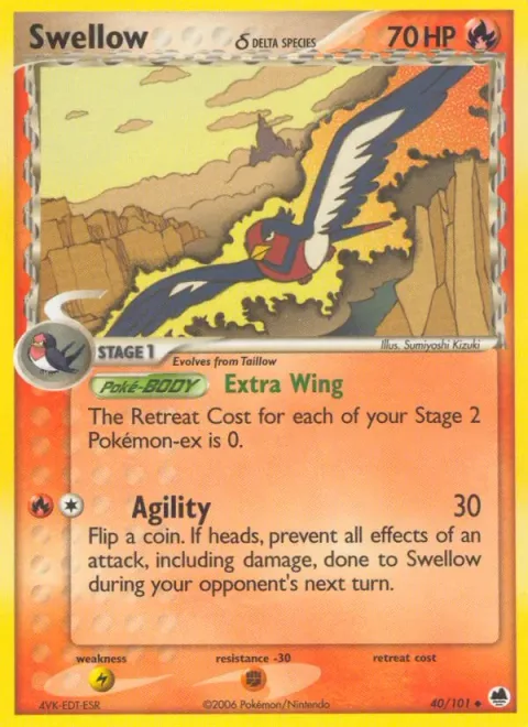 Swellow δ Delta Species [Extra Wing | Agility]