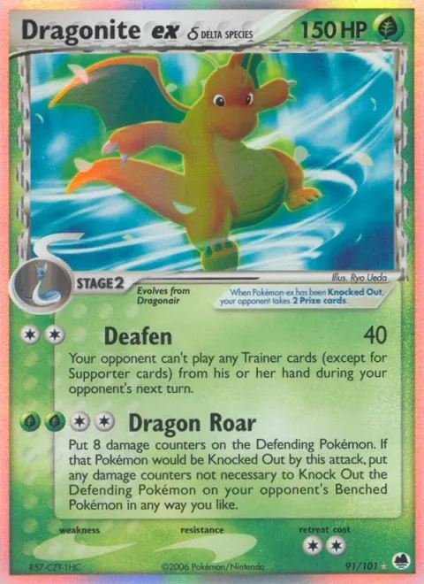 Dragonite ex δ Delta Species [Deafen | Dragon Roar]
