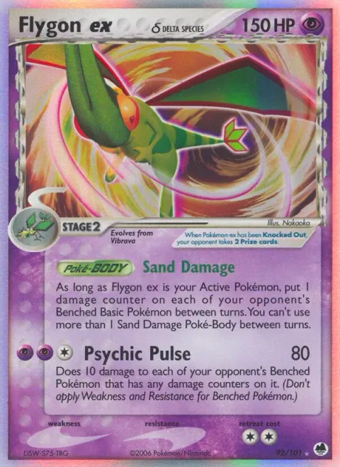 Flygon ex δ Delta Species [Sand Damage | Psychic Pulse]