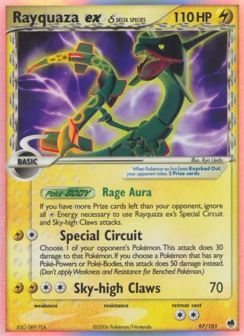 Rayquaza ex δ Delta Species [Rage Aura | Special Circuit | Sky-high Claws]