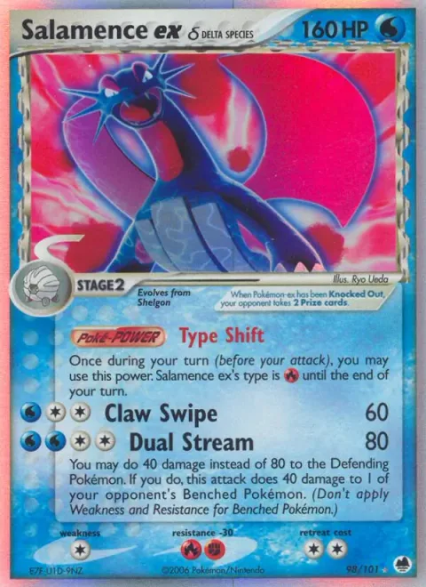 Salamence ex δ Delta Species [Type Shift | Claw Swipe | Dual Stream]