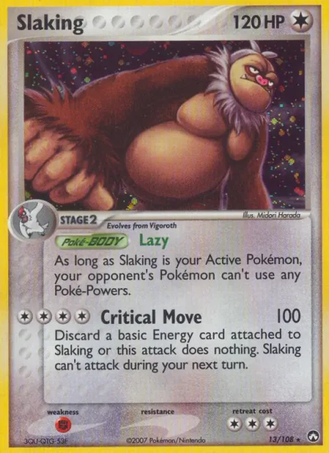 Slaking [Lazy | Critical Move]
