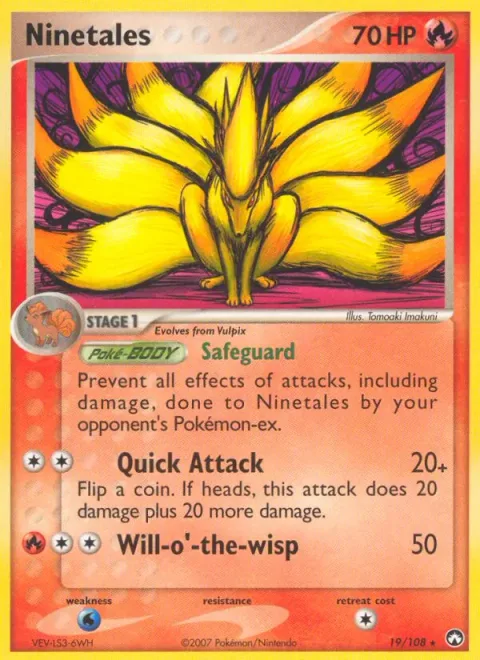 Ninetales [Safeguard | Quick Attack | Will-o'-the-wisp]