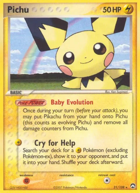 Pichu [Baby Evolution | Cry for Help]