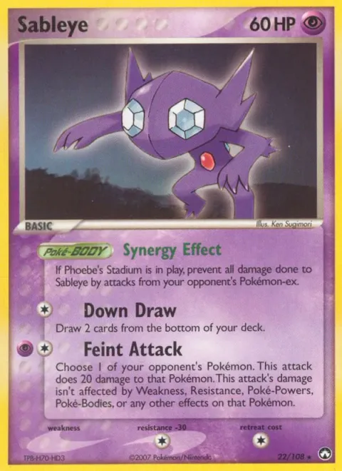 Sableye [Synergy Effect | Down Draw | Feint Attack]