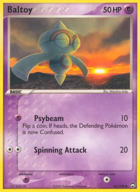 Baltoy [Psybeam | Spinning Attack]
