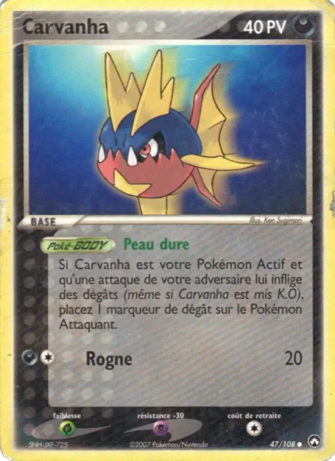 Carvanha [Rough Skin | Gnaw]