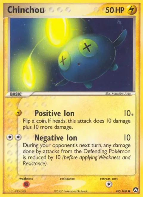 Chinchou [Positive Ion | Negative Ion | PK]
