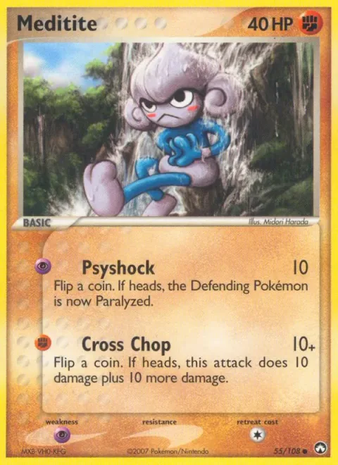 Meditite [Psyshock | Cross Chop]