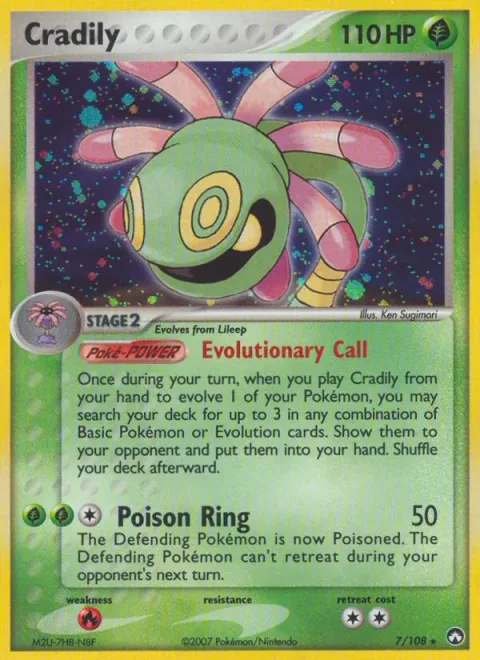 Cradily [Evolutionary Call | Poison Ring]