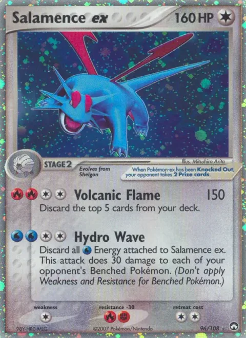 Salamence ex [Volcanic Flame | Hydro Wave]