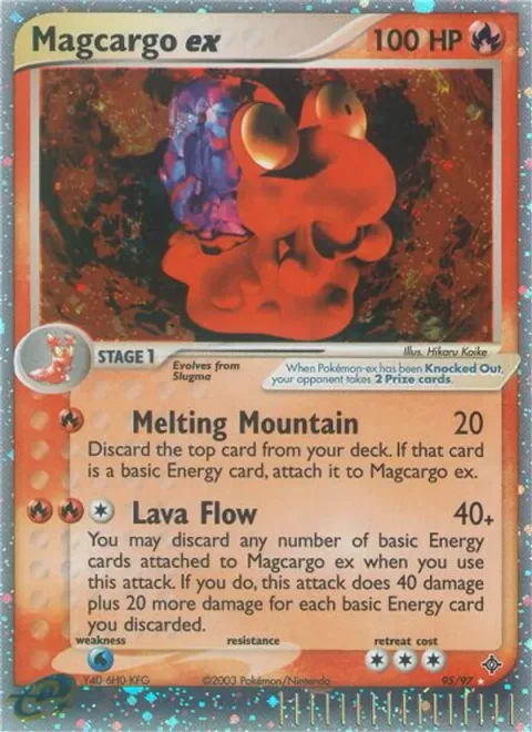 Magcargo ex [Melting Mountain | Lava Flow]