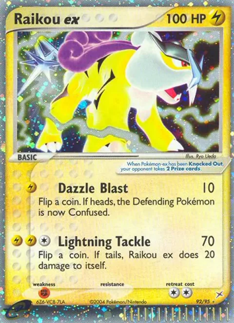 Raikou ex [Dazzle Blast | Lightning Tackle]