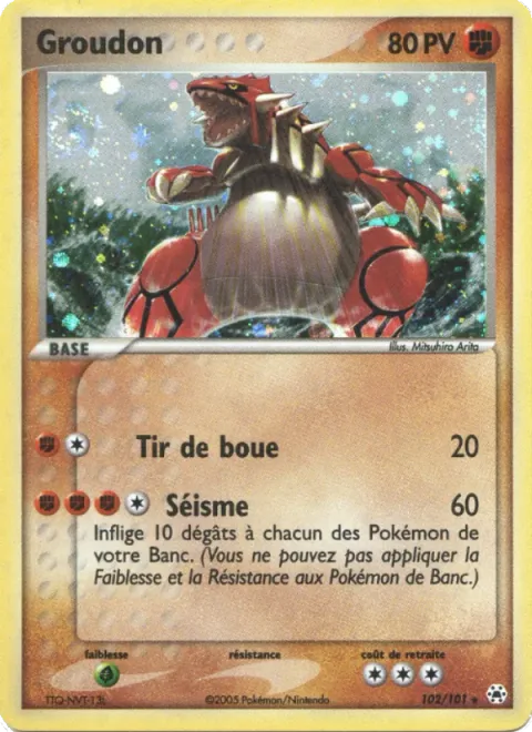 Groudon [Mud Shot | Earthquake]