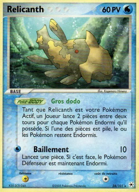 Relicanth [Deep Sleep | Yawn]