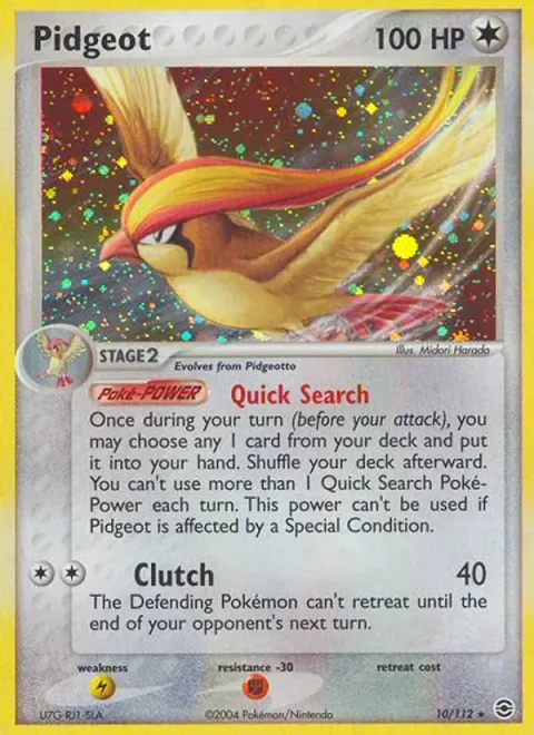 Pidgeot [Quick Search | Clutch]