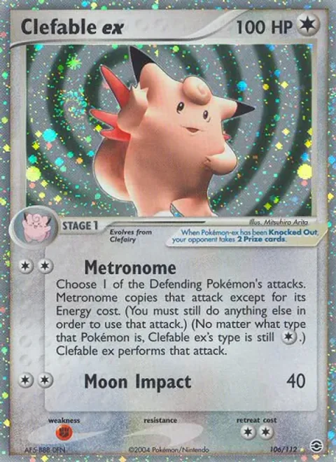Clefable ex [Metronome | Moon Impact]