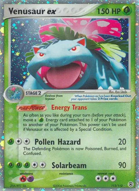 Venusaur ex [Energy Trans | Pollen Hazard | Solarbeam]