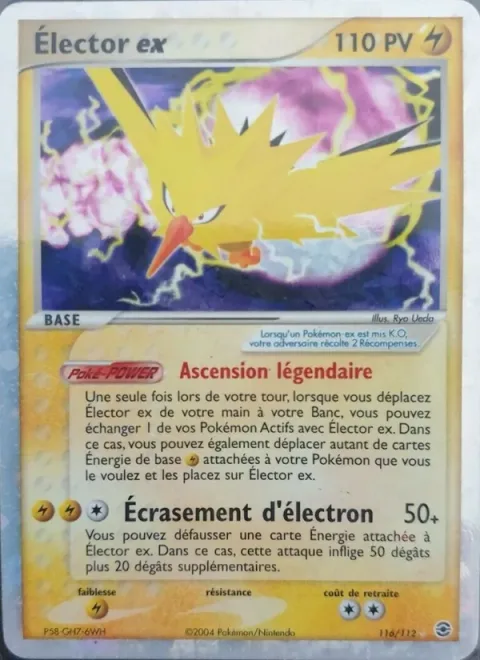 Zapdos ex [Legendary Ascent | Electron Crush]
