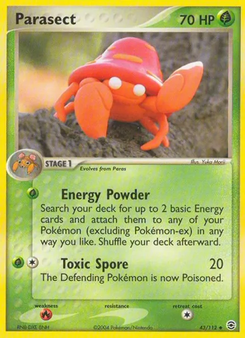 Parasect [Energy Powder | Toxic Spore]