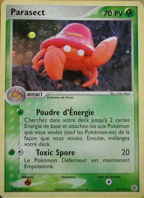 Parasect [Energy Powder | Toxic Spore]